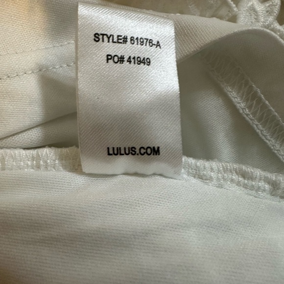 Lulu's White Halter Sheath Dress - Picture 6 of 6